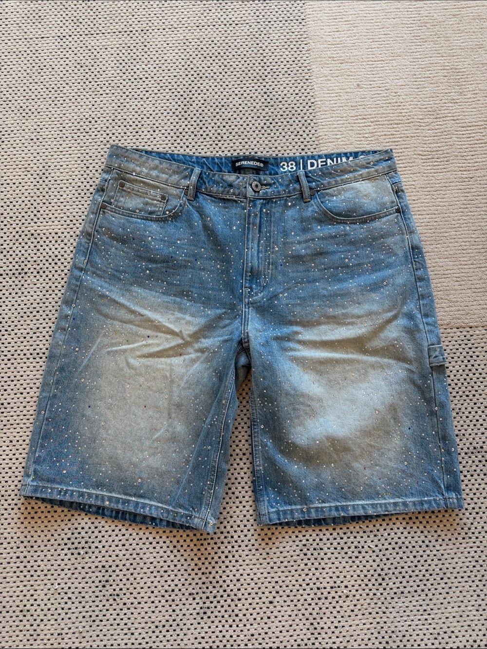 Denim Jean Shorts - Blue (Jorts) Size 38